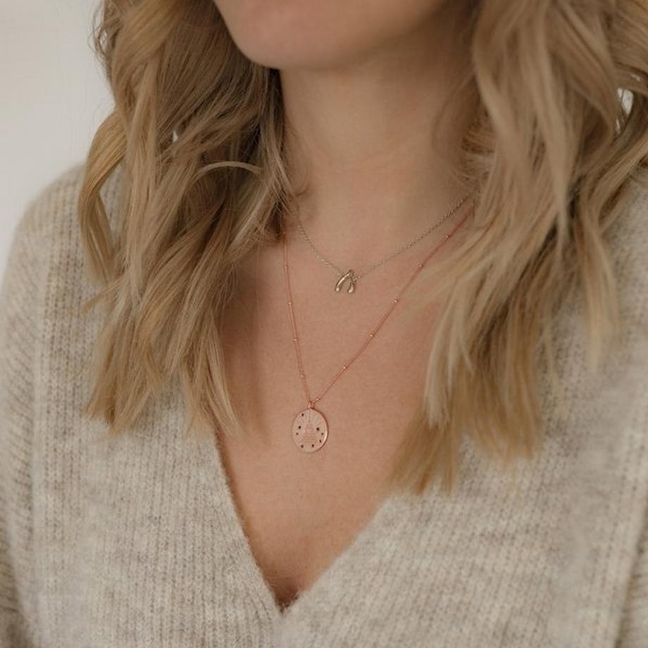 Glanzstücke München  Femme Collier en argent Œil omniscient 