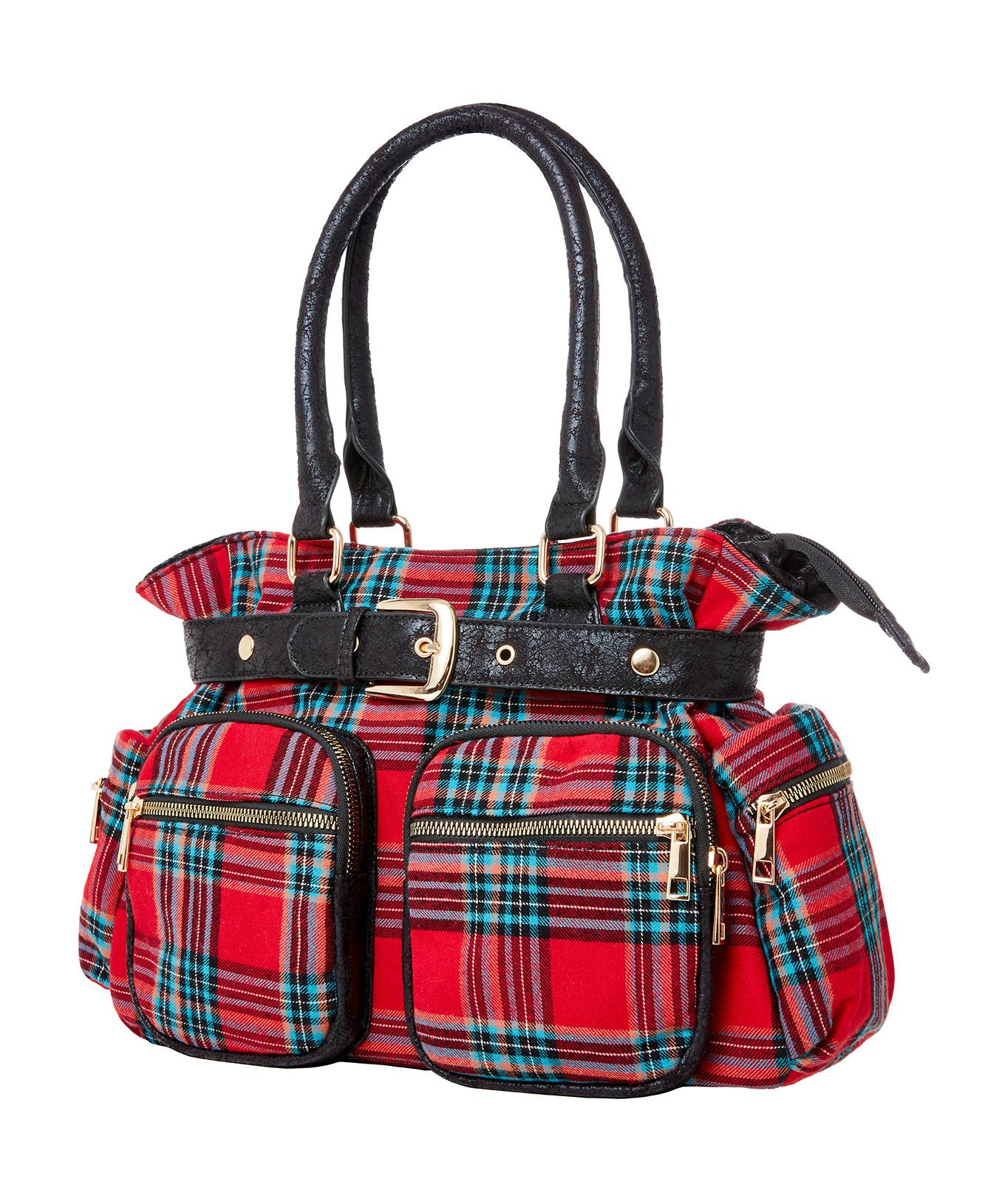 Joe Browns  Vintage Tartan Karo Tasche 