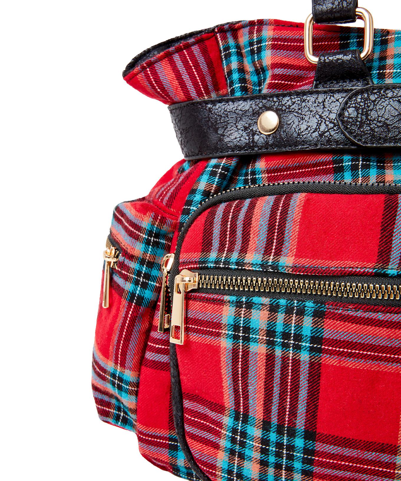 Joe Browns  Vintage Tartan Karo Tasche 