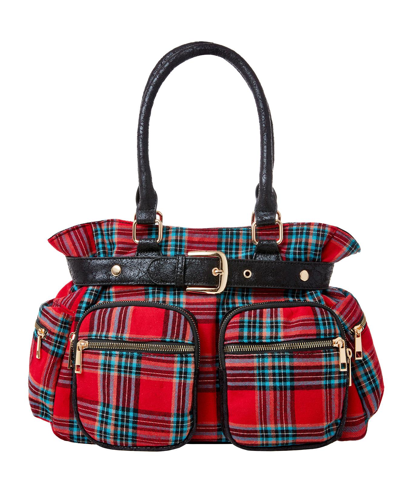 Joe Browns  Vintage Tartan Karo Tasche 