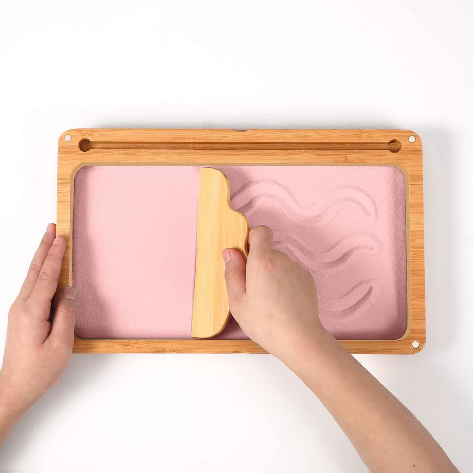 Activity-board  Training Buchstaben und Zeichnung Spielzeug hölzernen Sand Tabelle Lernspielzeug für frühe motorische Entwicklung bei Kindern 