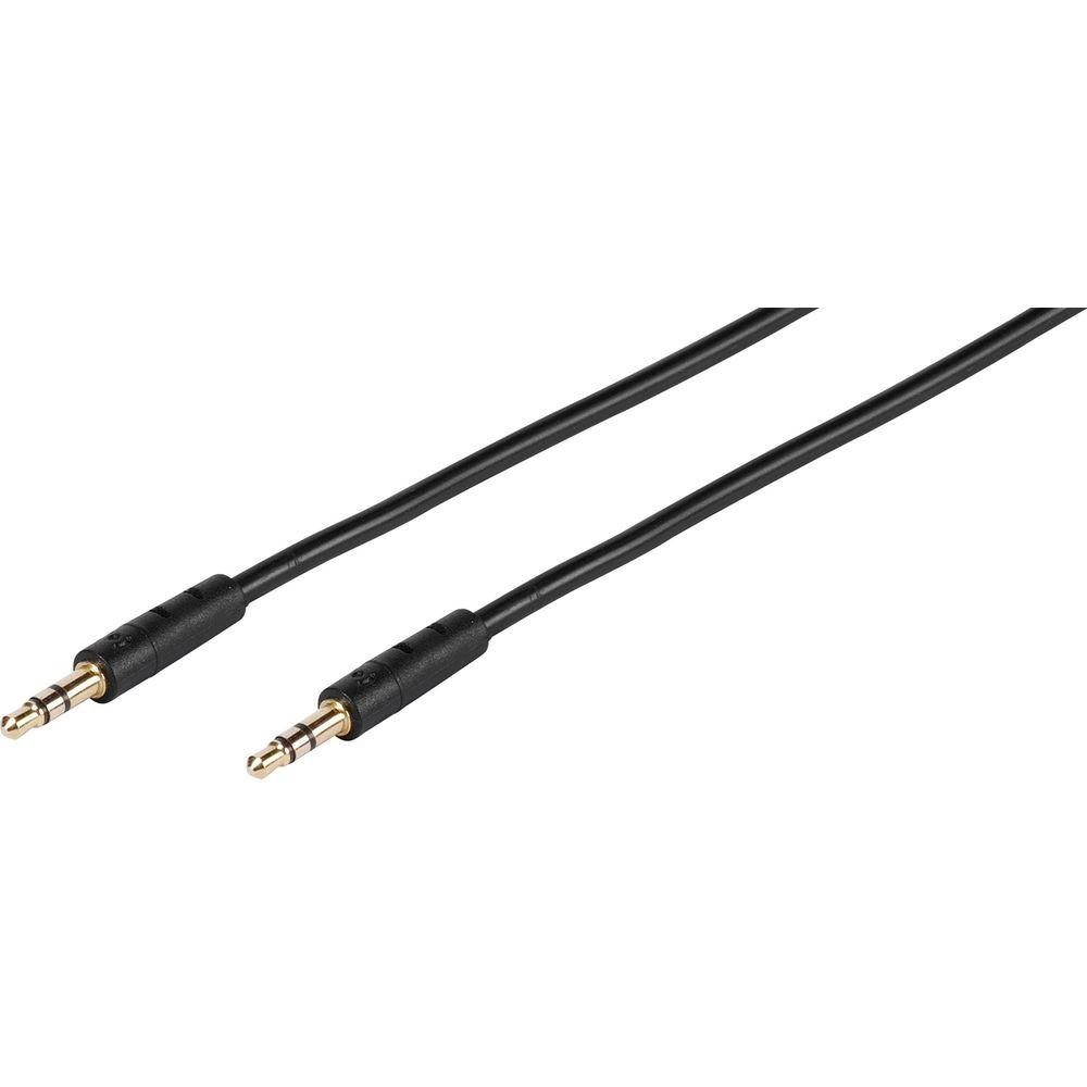 Image of Vivanco CC A 10 4 Audio-Kabel 1 m 3.5mm Schwarz