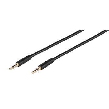 Vivanco CC A 10 4 câble audio 1 m 3,5mm Noir