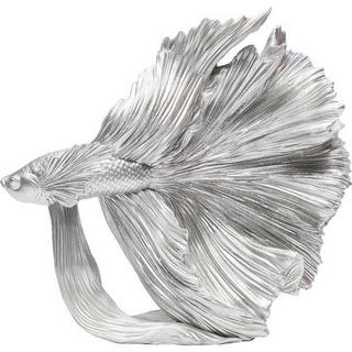 KARE Design Objet déco Poisson Betta Silver Small  