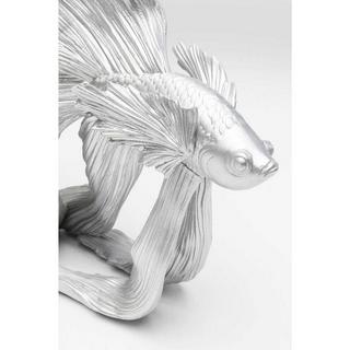 KARE Design Objet décoratif Betta Fish Argent Petit  