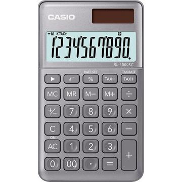 CASIO Taschenrechner BIC SL1000SCG 10-stellig grau