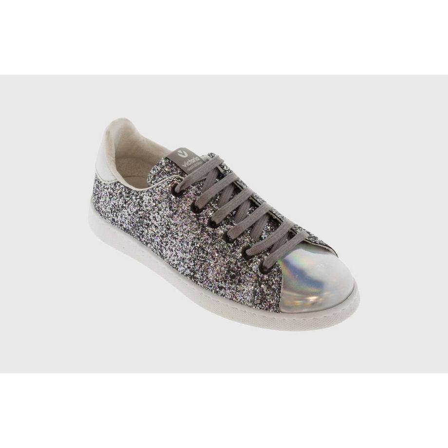 Victoria Tenis Mirror Glitter Sneakers  