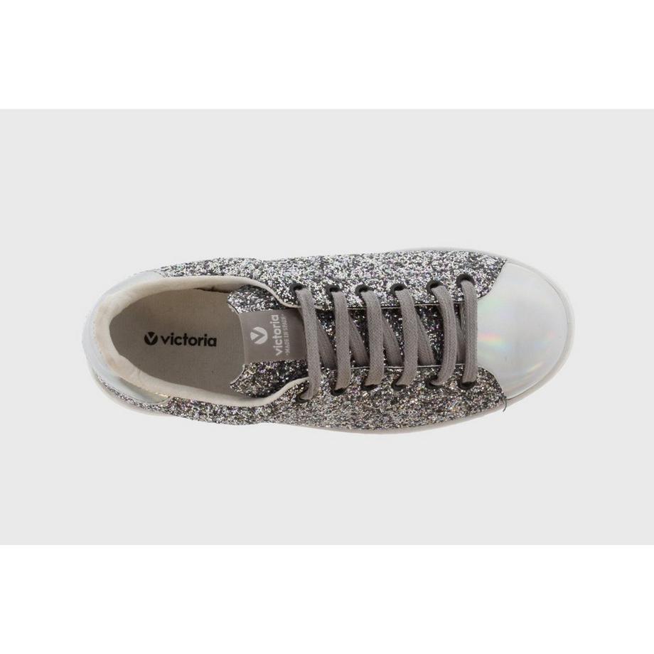 Victoria Tenis Mirror Glitter Sneakers  