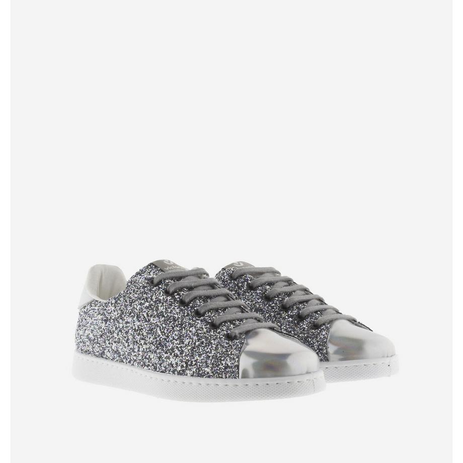 Victoria Tenis Mirror Glitter Sneakers  