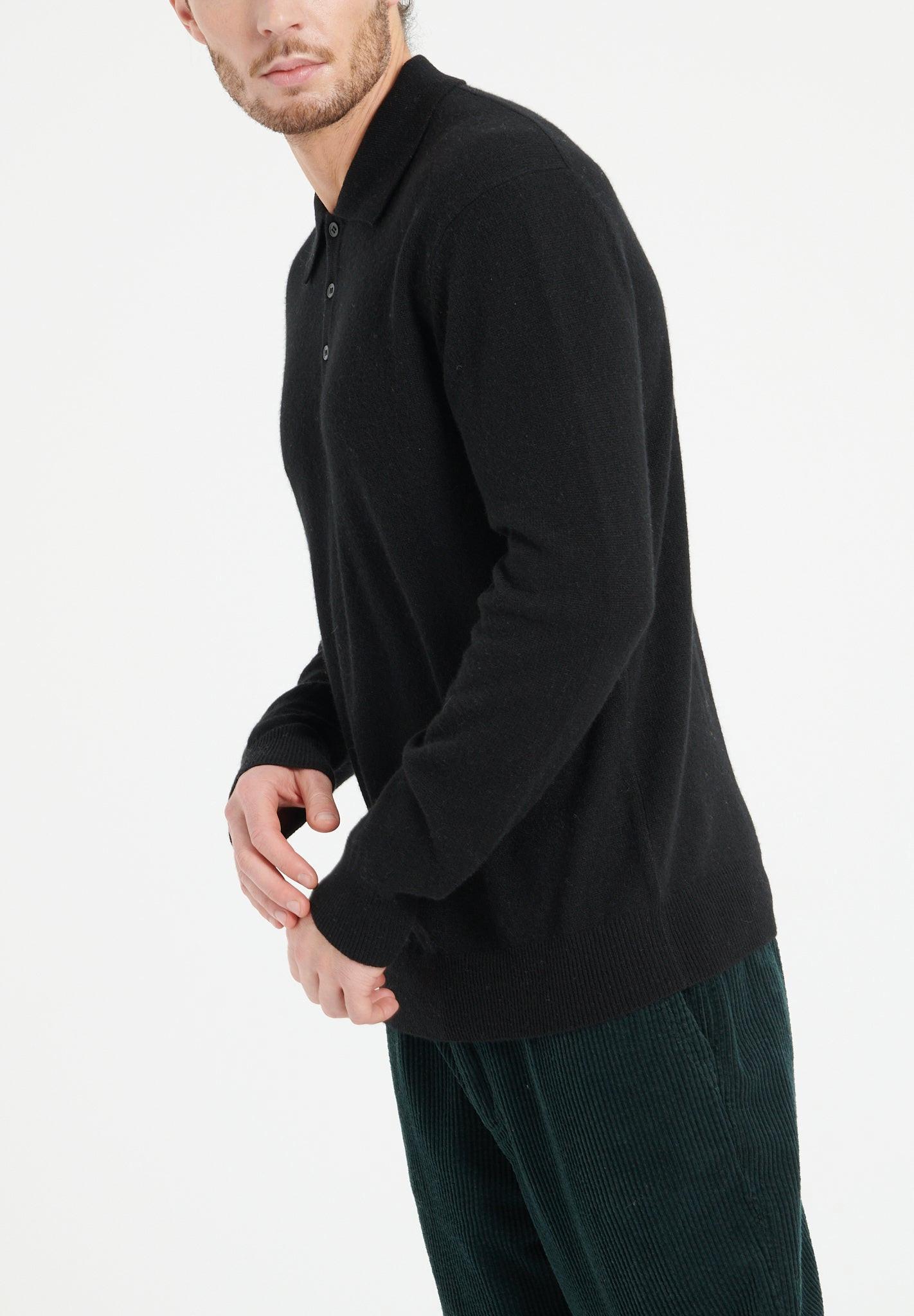 Studio Cashmere8  LUKE 5 Langärmeliges Polo-Shirt - 100% Kaschmir 