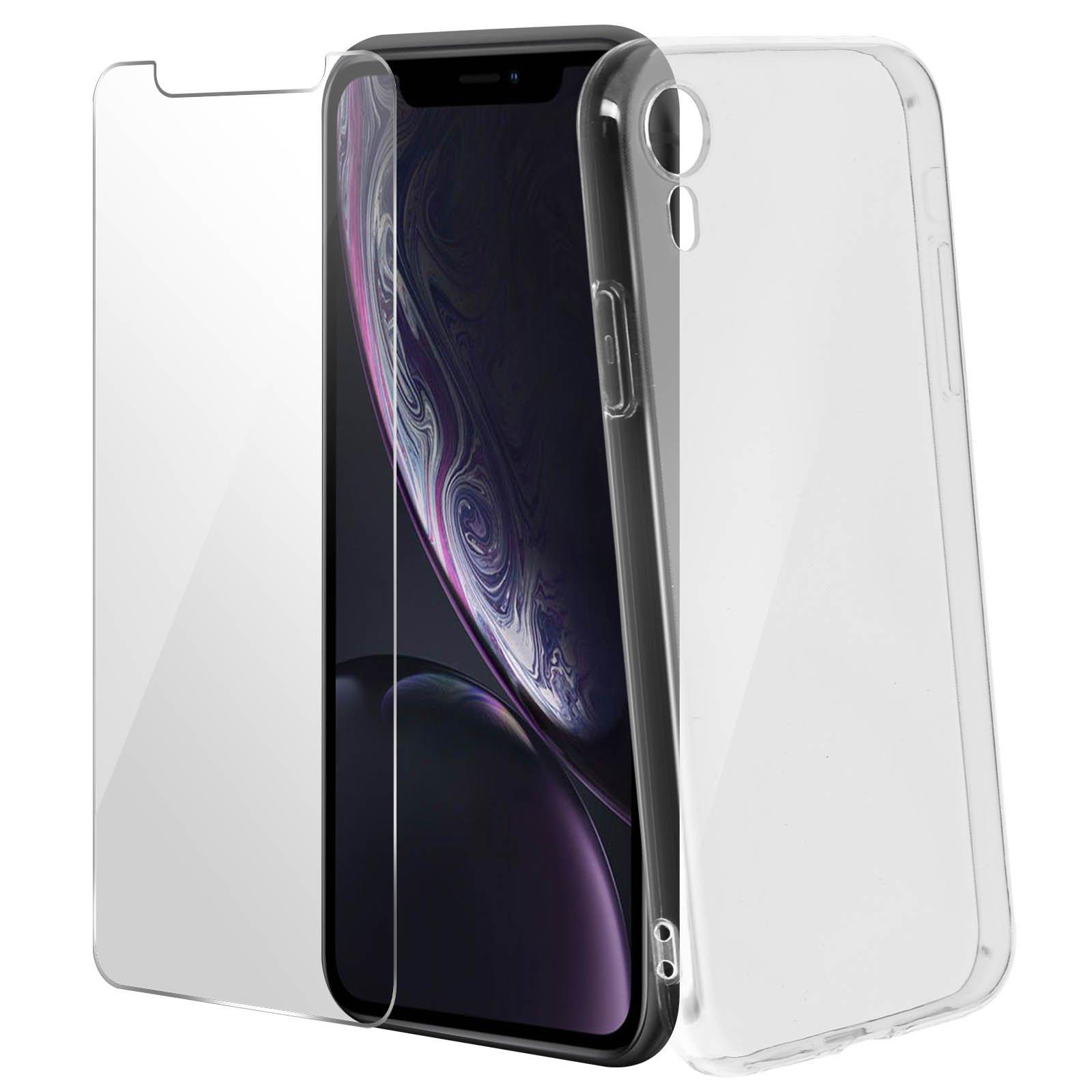 4smarts  Coque gel + Film verre iPhone XR 