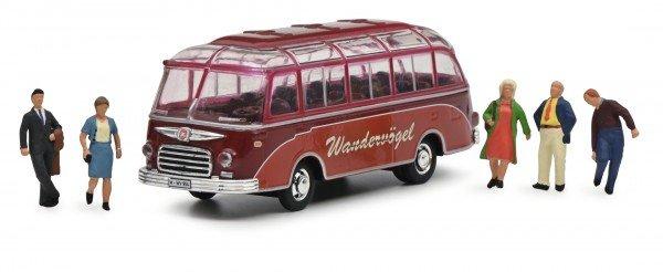 Image of Schuco Setra S6 Lieferwagen-Modell Vormontiert 1:87 Multicolor
