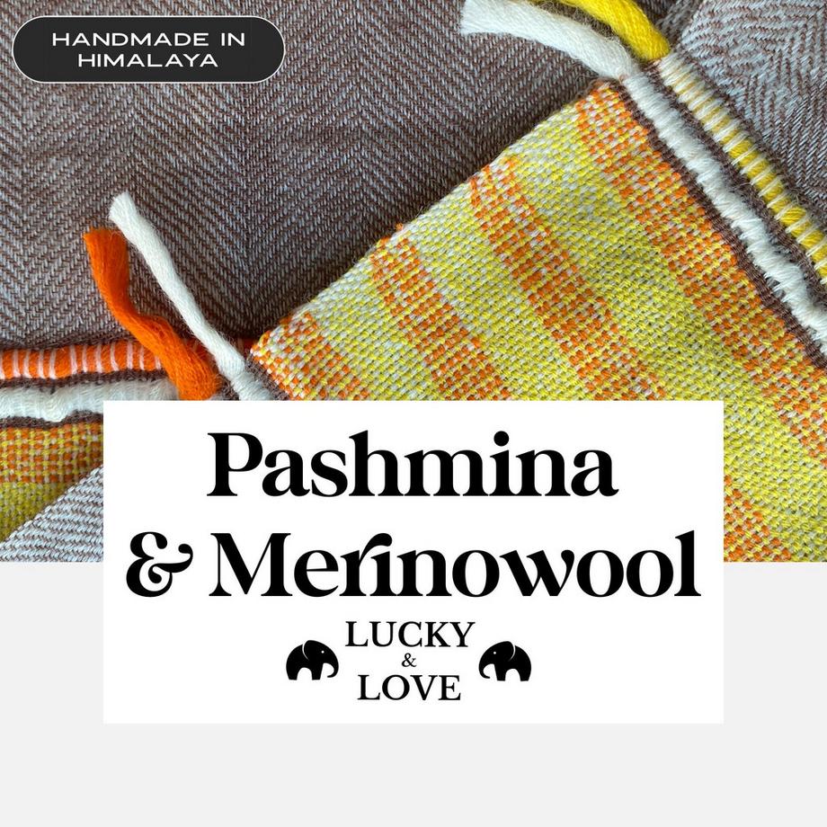 LUCKY & LOVE  Pashmina-Merinoschal Dhauladhar 