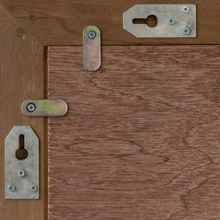 Tikamoon Specchio in massello di teak 140x70 cm Milano  