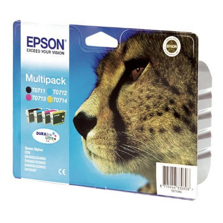 EPSON  T0715 (Schwarz, Magenta, Cyan, Yellow) 