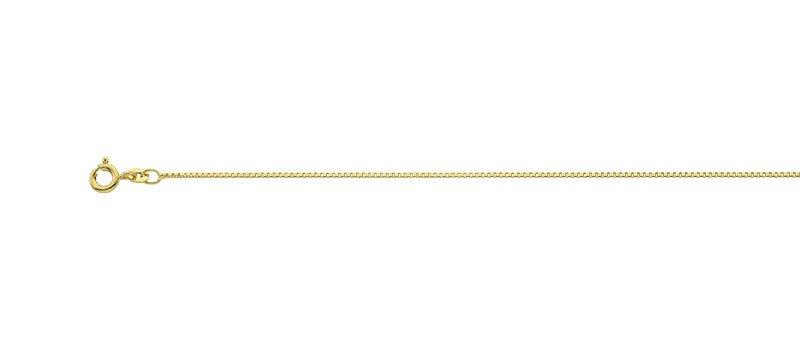 MUAU Schmuck  Collier Venezianer Gelbgold 585, 0.9mm, 40cm 