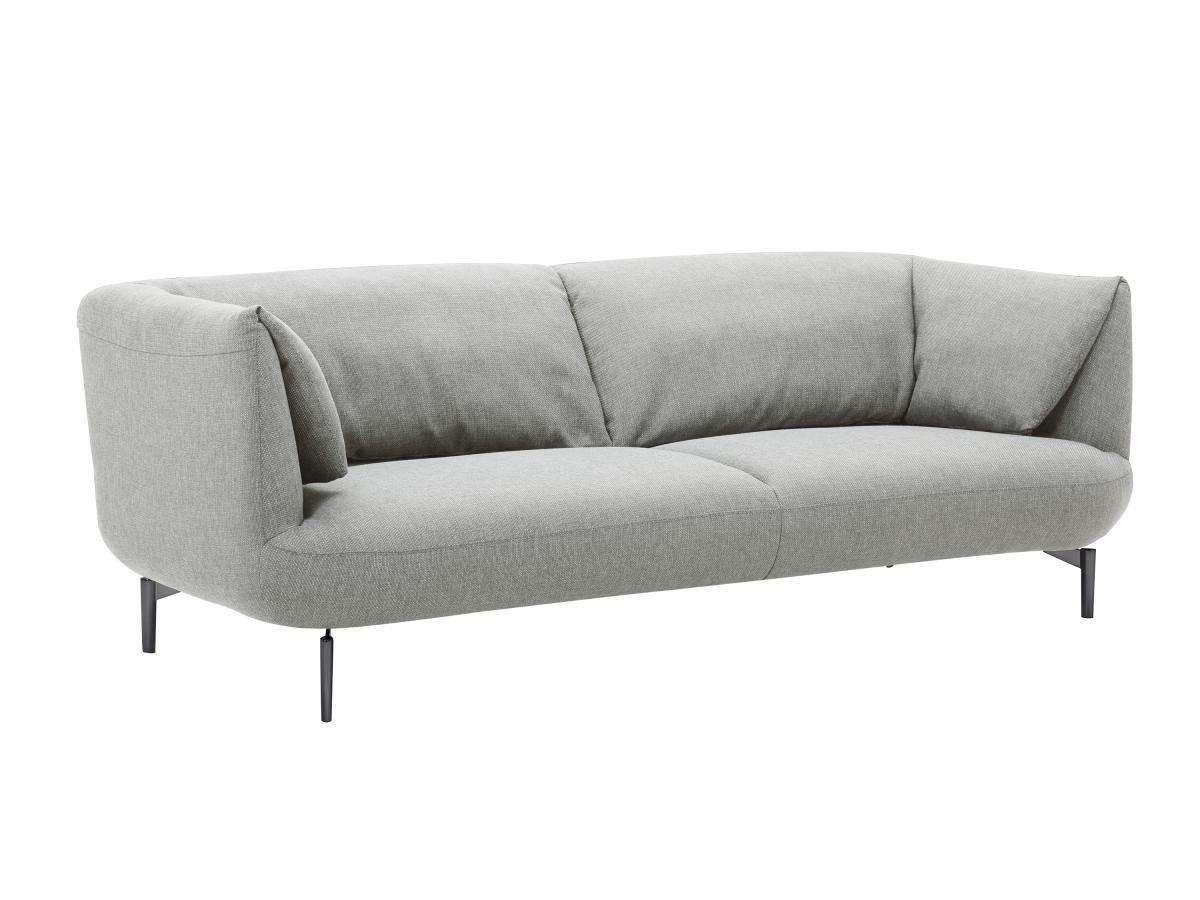 Image of Sofa 3-Sitzer - Stoff - Grau - ANGELINA Sofa 3-Sitzer - Stoff - Grau - ANGELINA