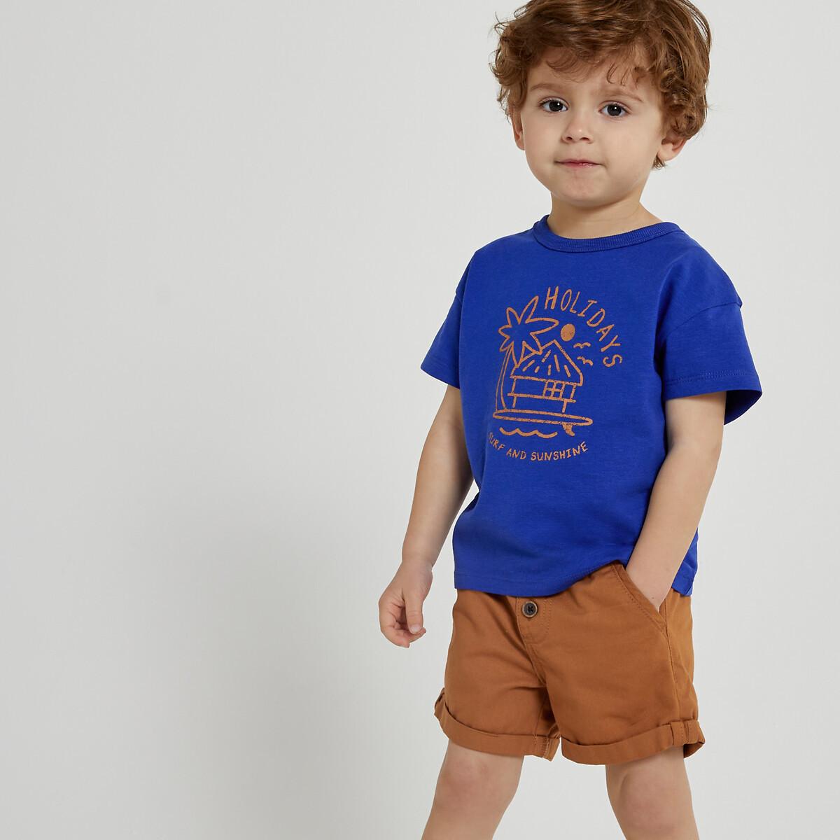 Image of T-shirt Hütte Und Palme Unisex Blau 9M