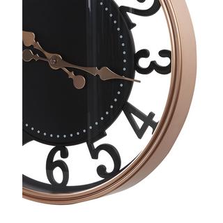 Beliani Wanduhr aus Kunststoff Klassisch ALLOZA  