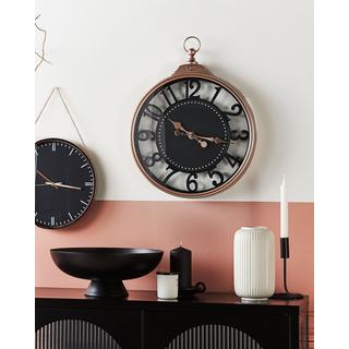 Beliani Wanduhr aus Kunststoff Klassisch ALLOZA  