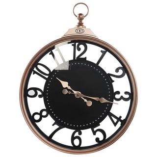 Beliani Wanduhr aus Kunststoff Klassisch ALLOZA  