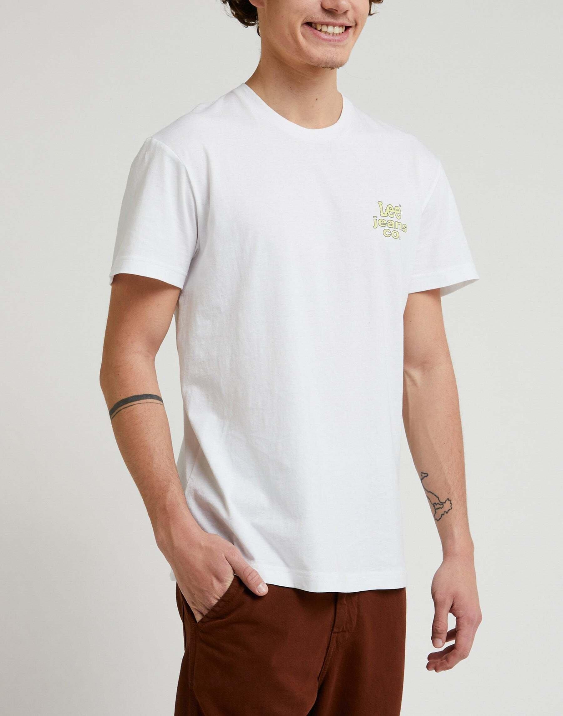 Image of T-shirts Relaxed Graphic Tee Herren Weiss XL