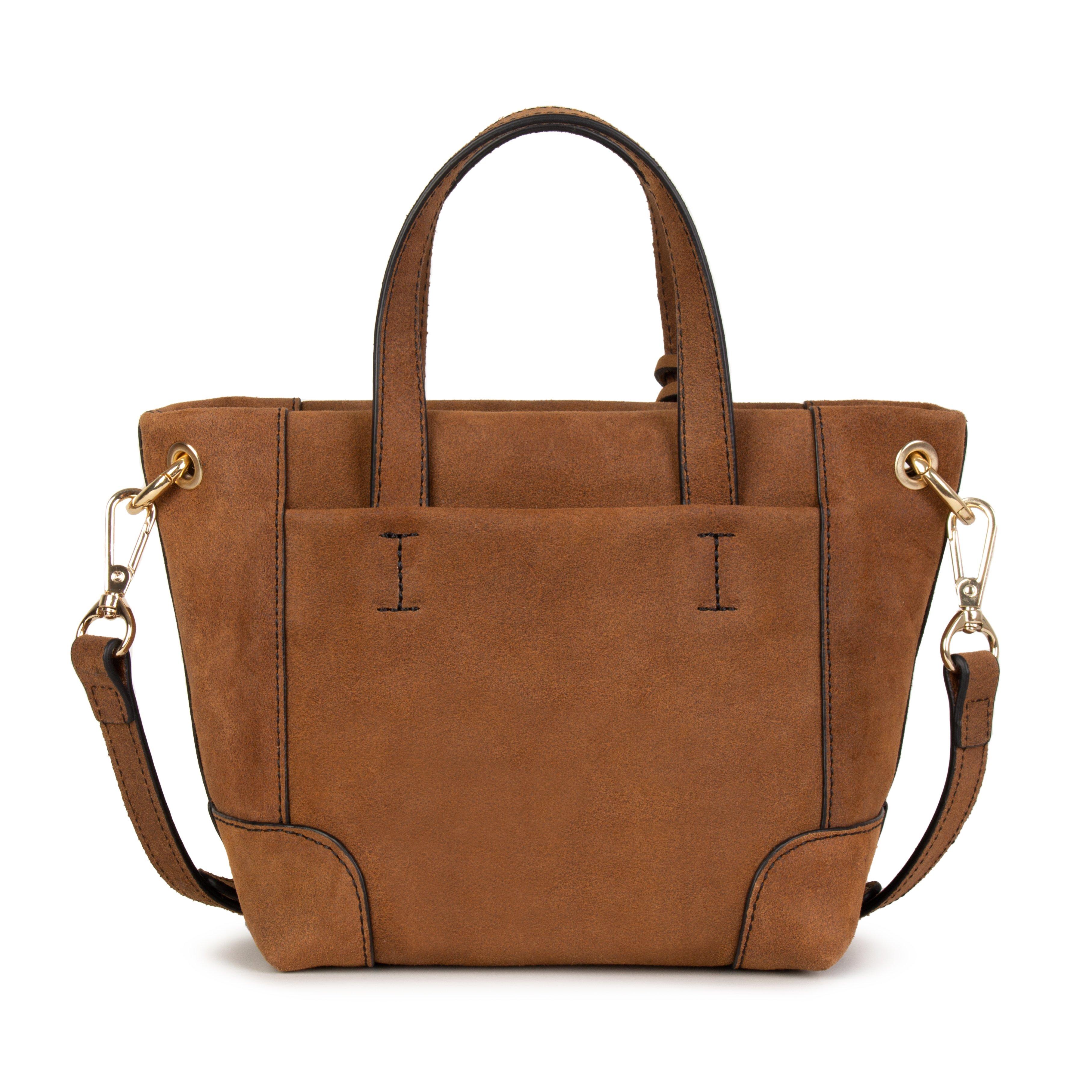 Kate Lee  Petit sac porté bandoulière en cuir Tane V chataigne 