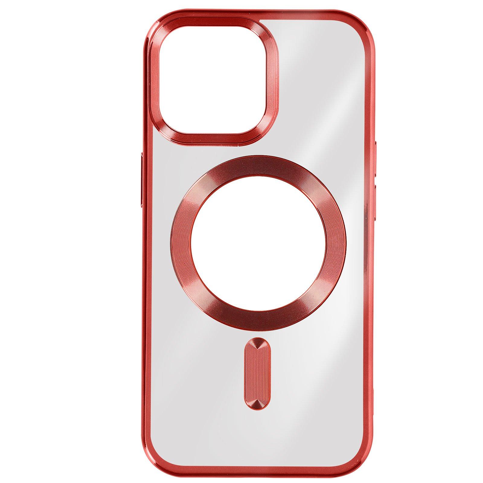 Avizar  Coque MagSafe iPhone 15 Pro Max Rouge 