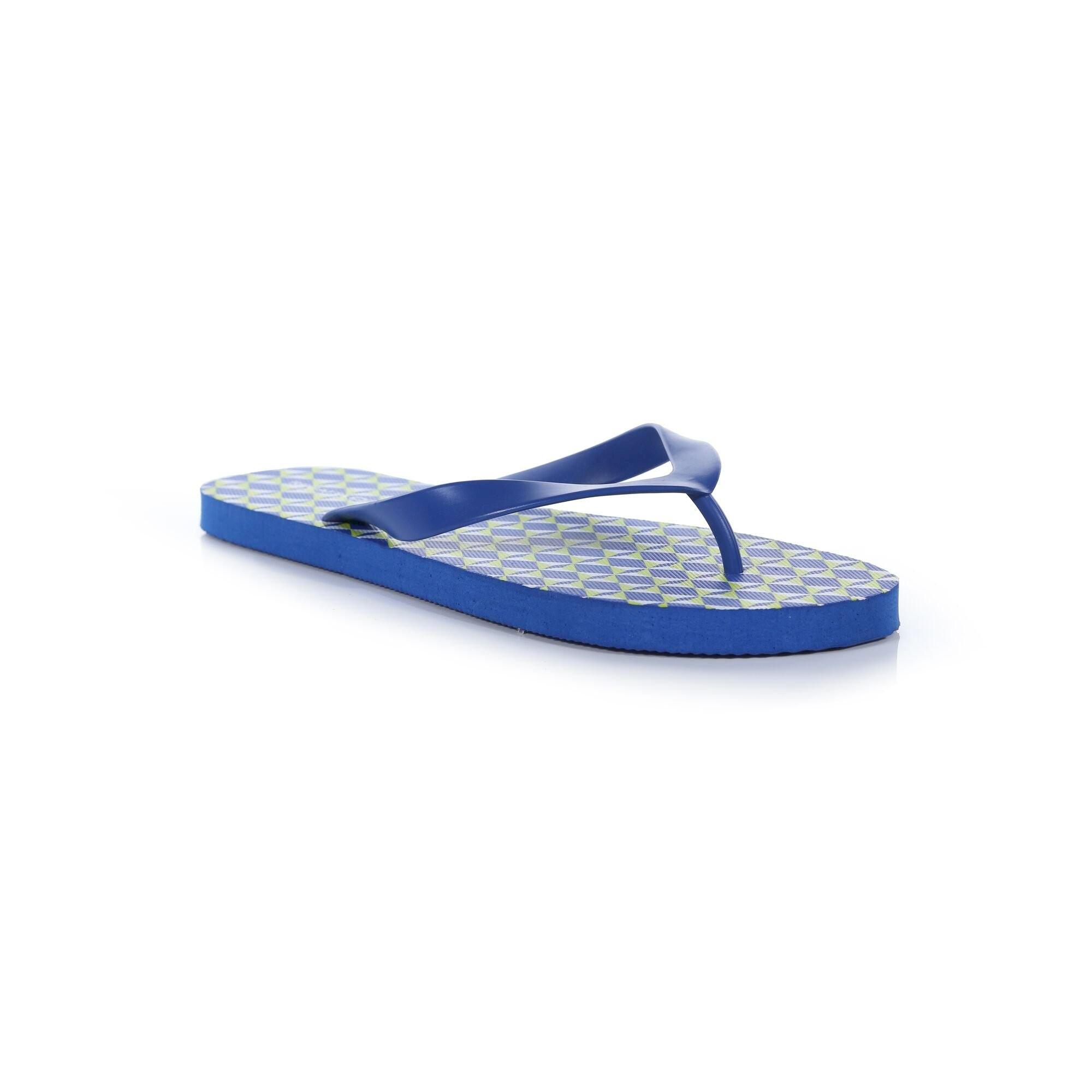Image of Flipflops Bali, Geometrisches Design Herren Blau 41