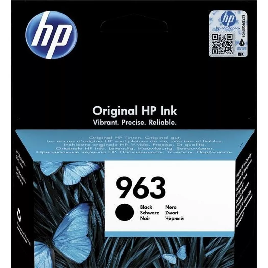 Hewlett-Packard – HP Tintenpatrone 963 schwarz 3JA26AE OfficeJet 9010/9020 1000 S., One Size
