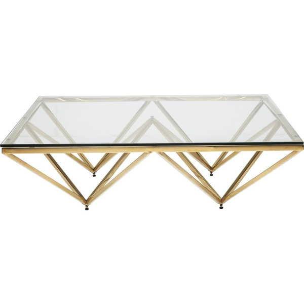 KARE Design Tavolino Network Gold 105x105cm  