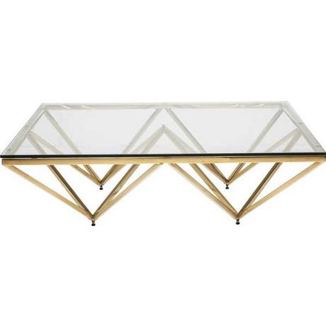 KARE Design Table basse Network Or 105x105cm  