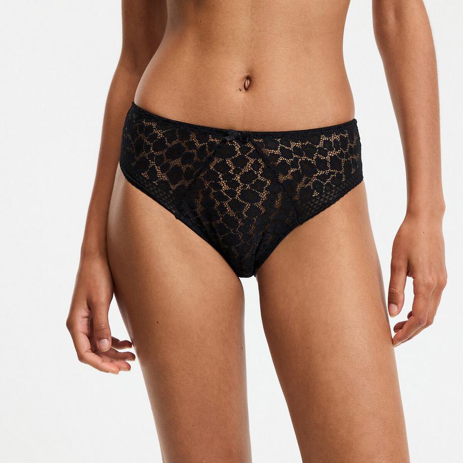 Culotte haute en dentelle