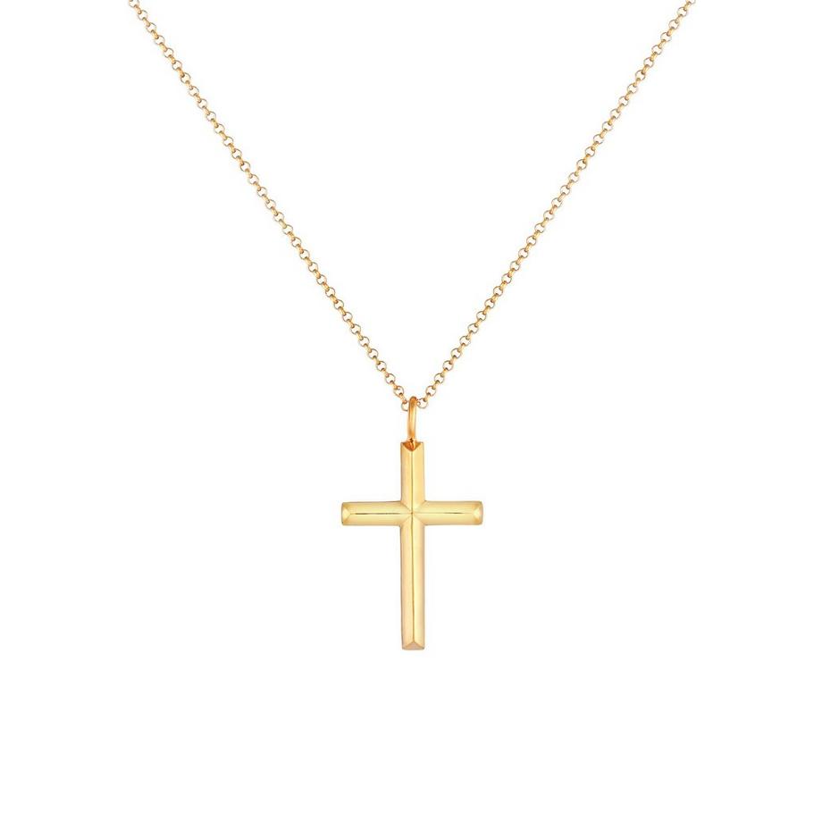 Kuzzoi  Halskette  Erbskette Kreuz Oxidiert Massiv 925 Silber 