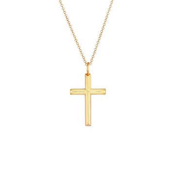 Halskette  Erbskette Kreuz Oxidiert Massiv 925 Silber