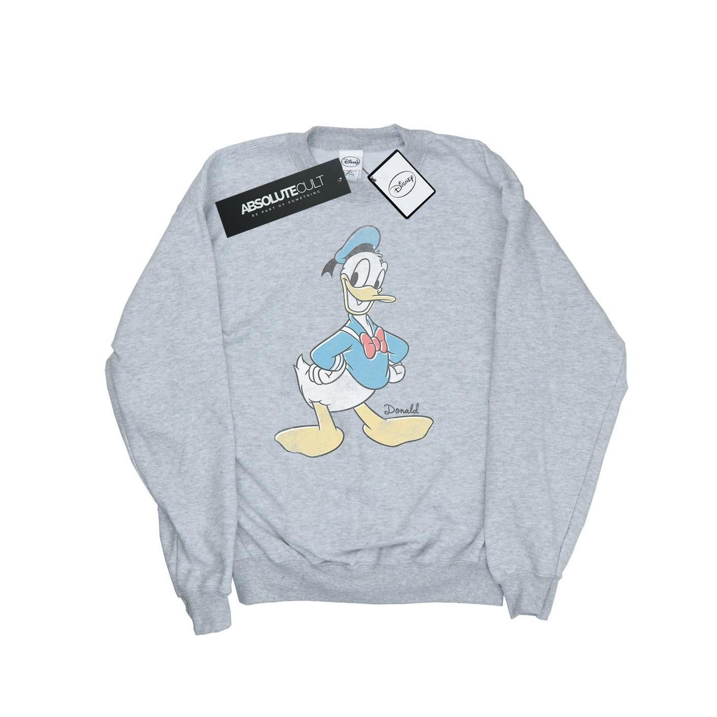 Image of Donald Duck Classic Donald Sweatshirt Damen Grau L
