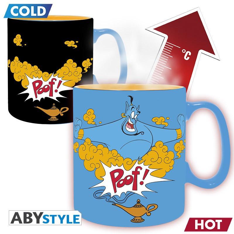 Abystyle  Becher - Thermoreaktiv - Aladdin - Poof - Genie 