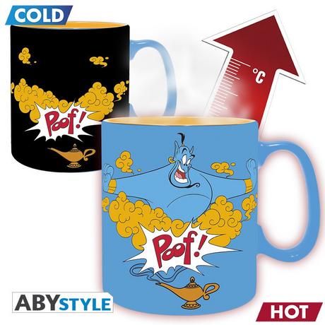 Abystyle  Becher - Thermoreaktiv - Aladdin - Poof - Genie 