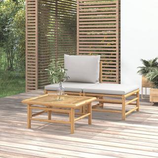 VidaXL Garten lounge set bambus  