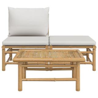 VidaXL Garten lounge set bambus  