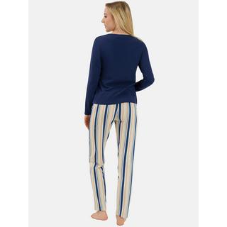 Lisca  Pyjama tenue d'intérieur pantalon top manches longues Maxine 