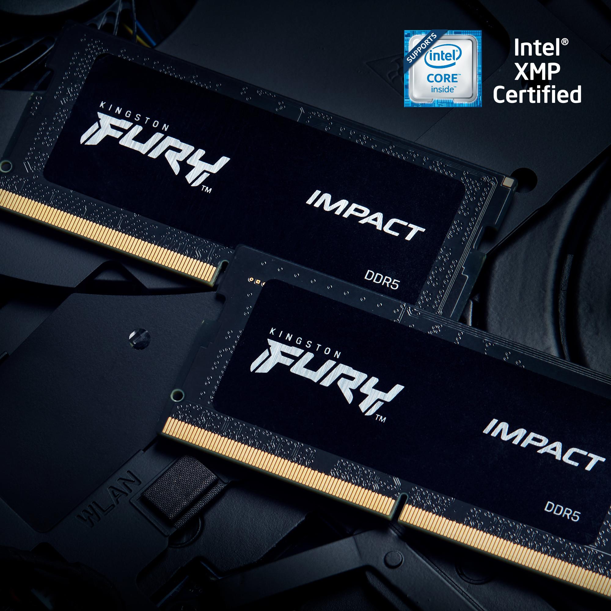 Kingston  FURY Impact (2 x 16GB, DDR5-4800, SO-DIMM 262 pin) 