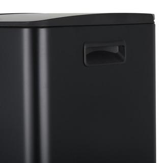spirella selektive sortierung küche mülleimer Stahl ALIYA 60L (2x30L) Mattschwarz  