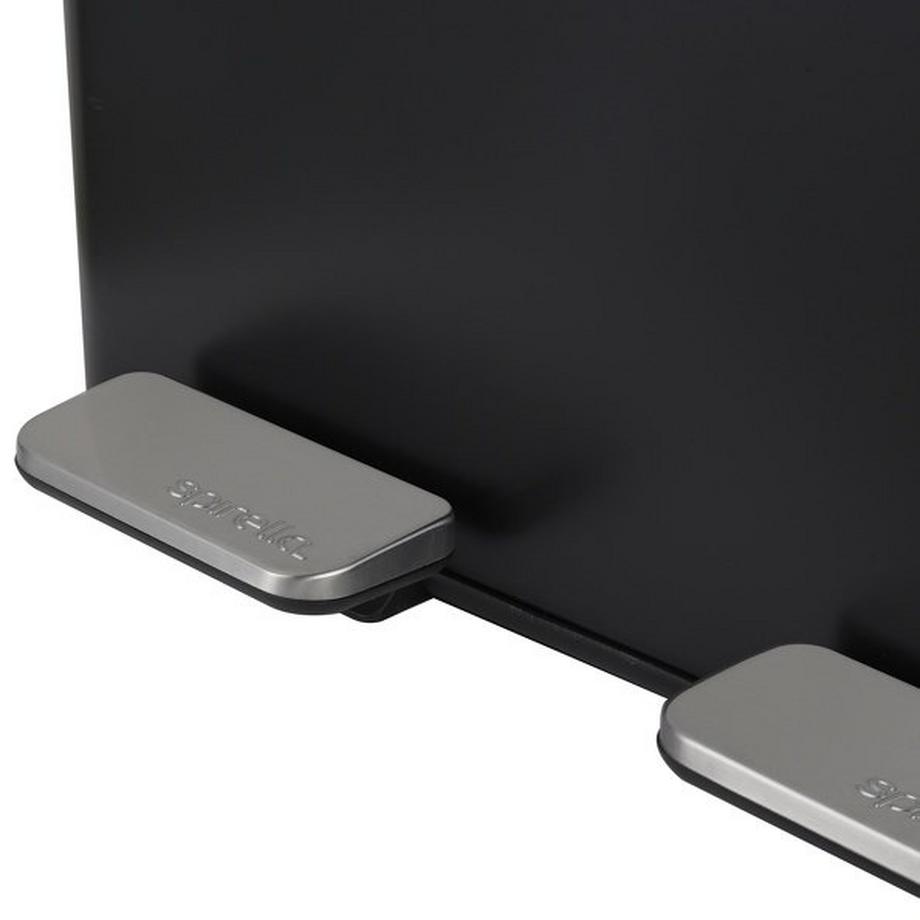 spirella selektive sortierung küche mülleimer Stahl ALIYA 60L (2x30L) Mattschwarz  