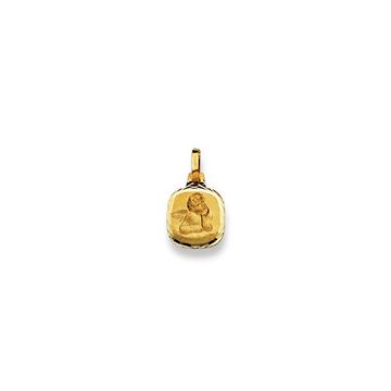 Pendentif ange en or jaune 750, 17x10mm