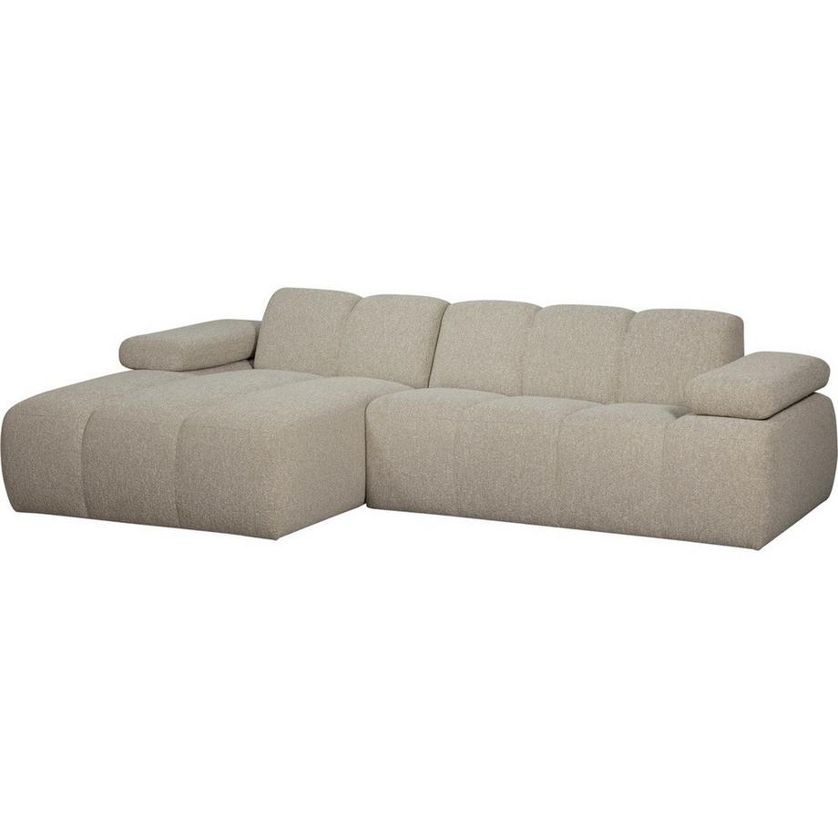 Ecksofa Mojo links Bouclé meliert 284x160