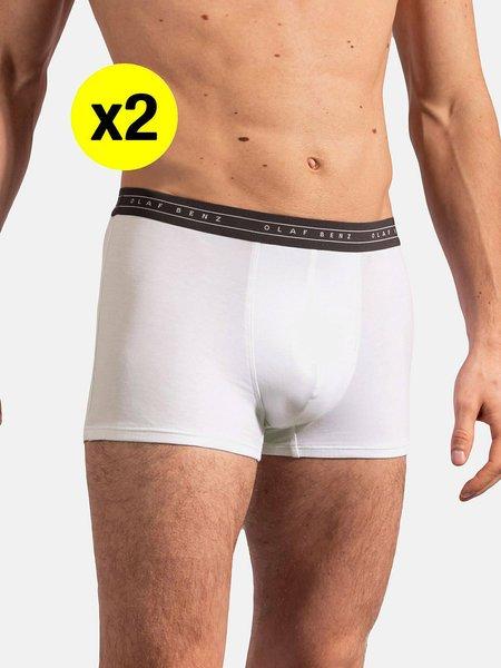 Image of Pack X2 Boxershorts Herren Weiss XXL