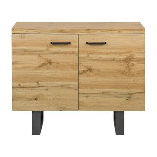 Beliani Sideboard mit 2 Türen aus MDF-Platte Klassisch TIMBER  