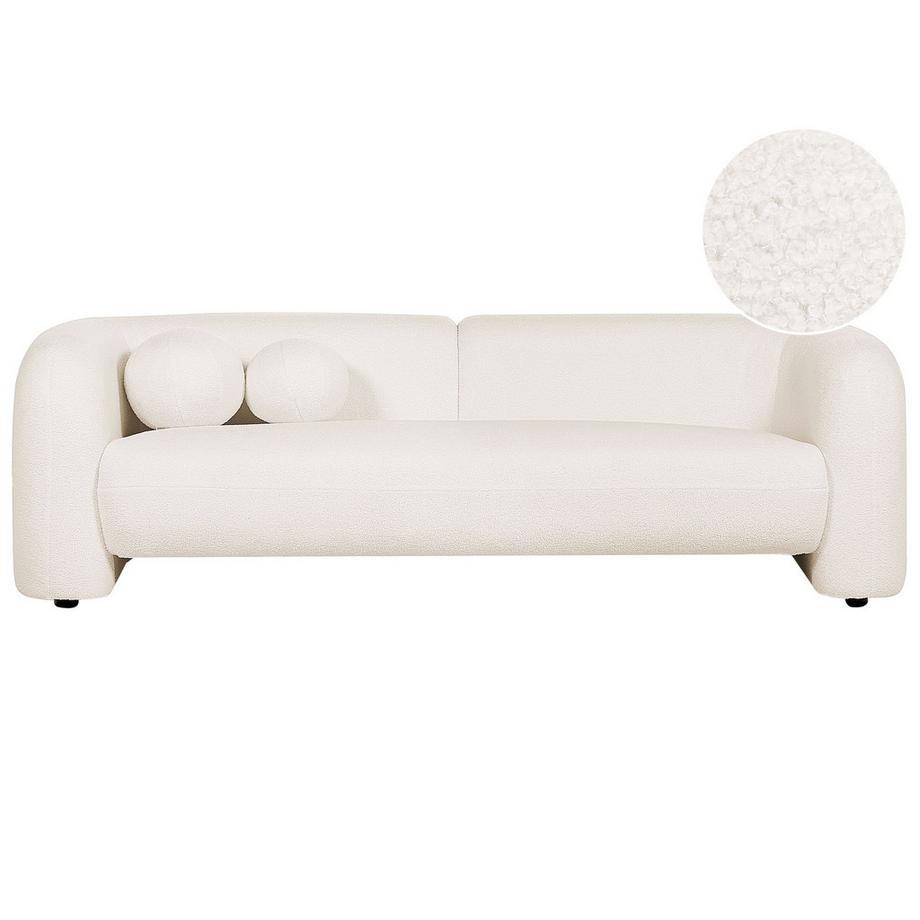 3 Sitzer Sofa aus Bouclé Minimalistisch LEIREN