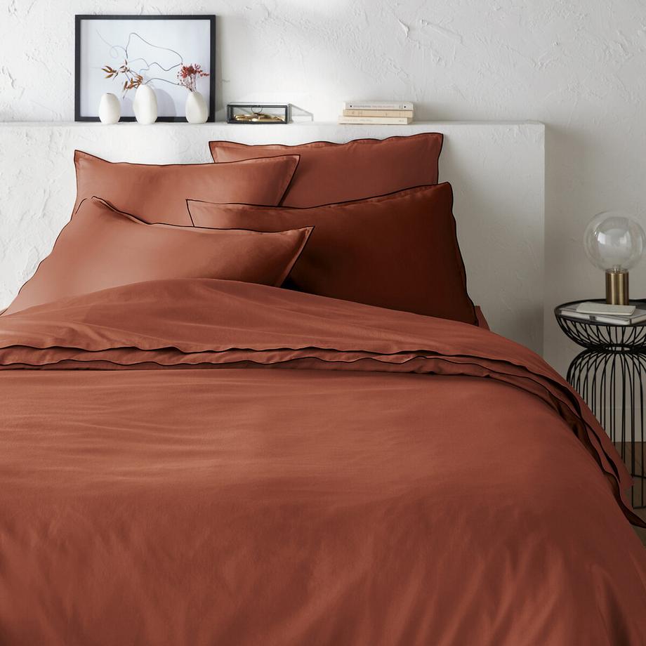 Housse de couette satin de coton lavé